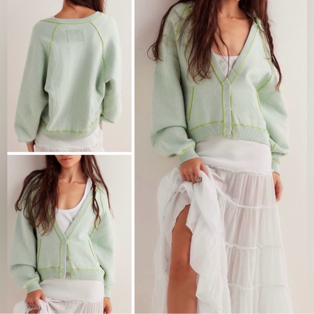 NWOT Free People We The Free Midnight Cardi